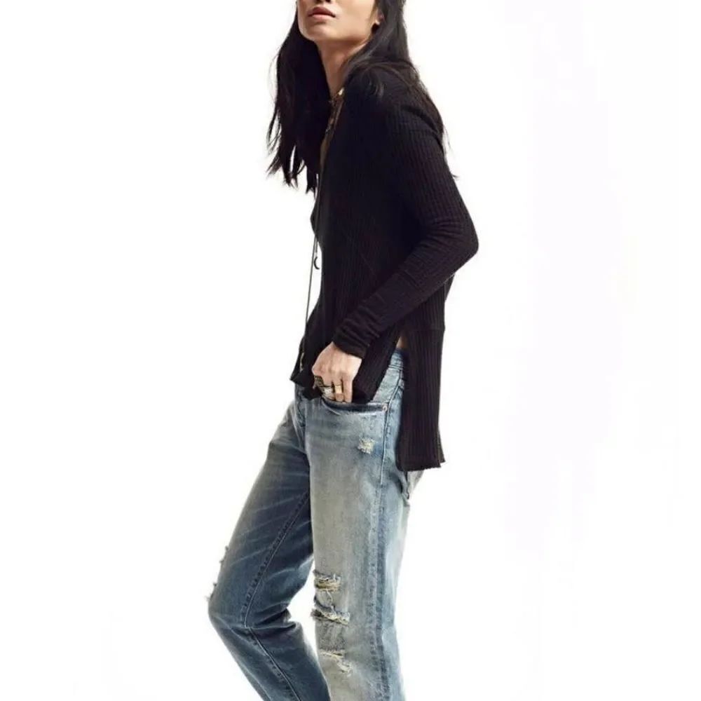 We The Free by Free People Thermal High Low Top
